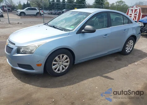 2011 Chevrolet Cruze Ls из США, поврежденный, VIN 1G1PC5SH1B7210907